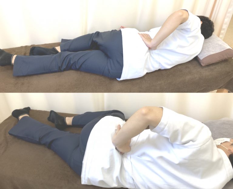 筋肉をゆるめている上山和俊の写真 